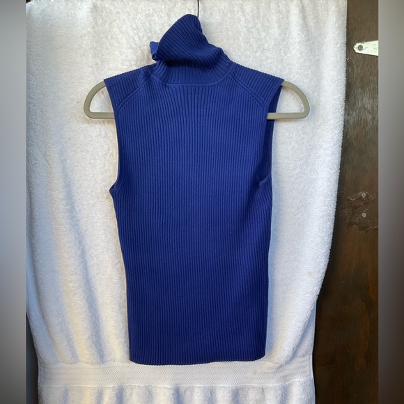 Chico’s Apparel Sleeveless Rib Pullover Galaxy; NWT; M/8 - Picture 7 of 14